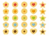 カラフルゼリークッキー(バター、ゼリー、星、花、型抜き)