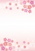 桜の和風フレームイラスト03