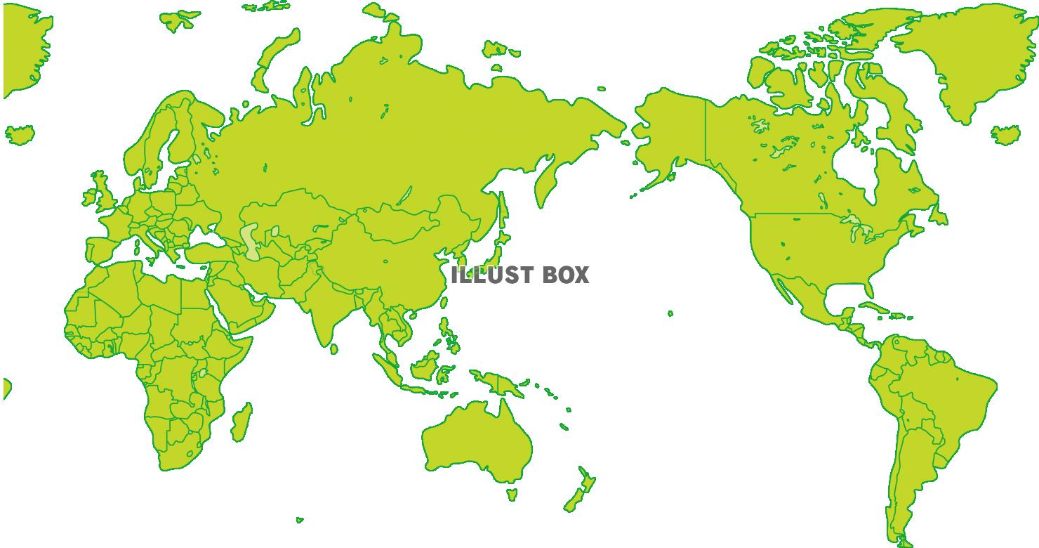 世界の国々　世界地図　マップ　国境