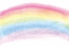 虹（虹色・レインボー） 水彩背景画