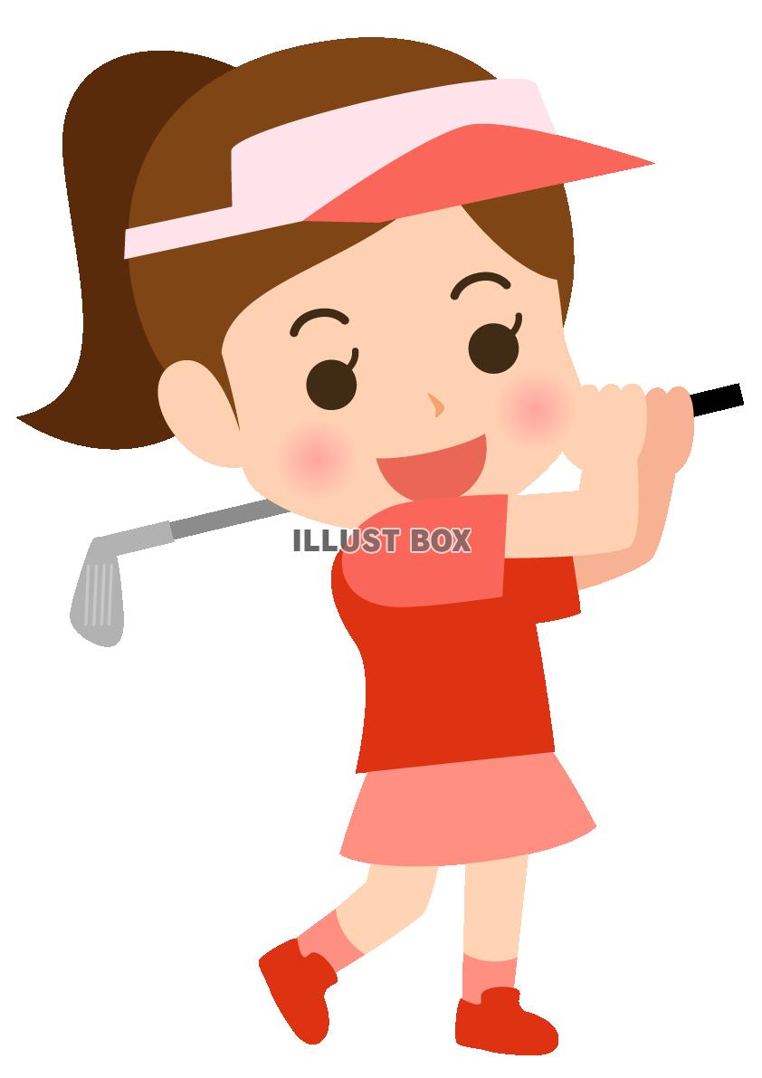 女子ゴルファー