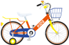 子供用自転車　カラフル