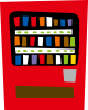 シンプルな切り絵風　自動販売機