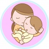 赤ちゃんを抱っこするママ