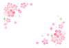 桜の花フレーム