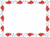 海のお魚フレーム鯛の飾り枠素材イラスト