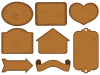 色々な形の木の板