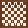 チェス　駒とチェス盤　配置
