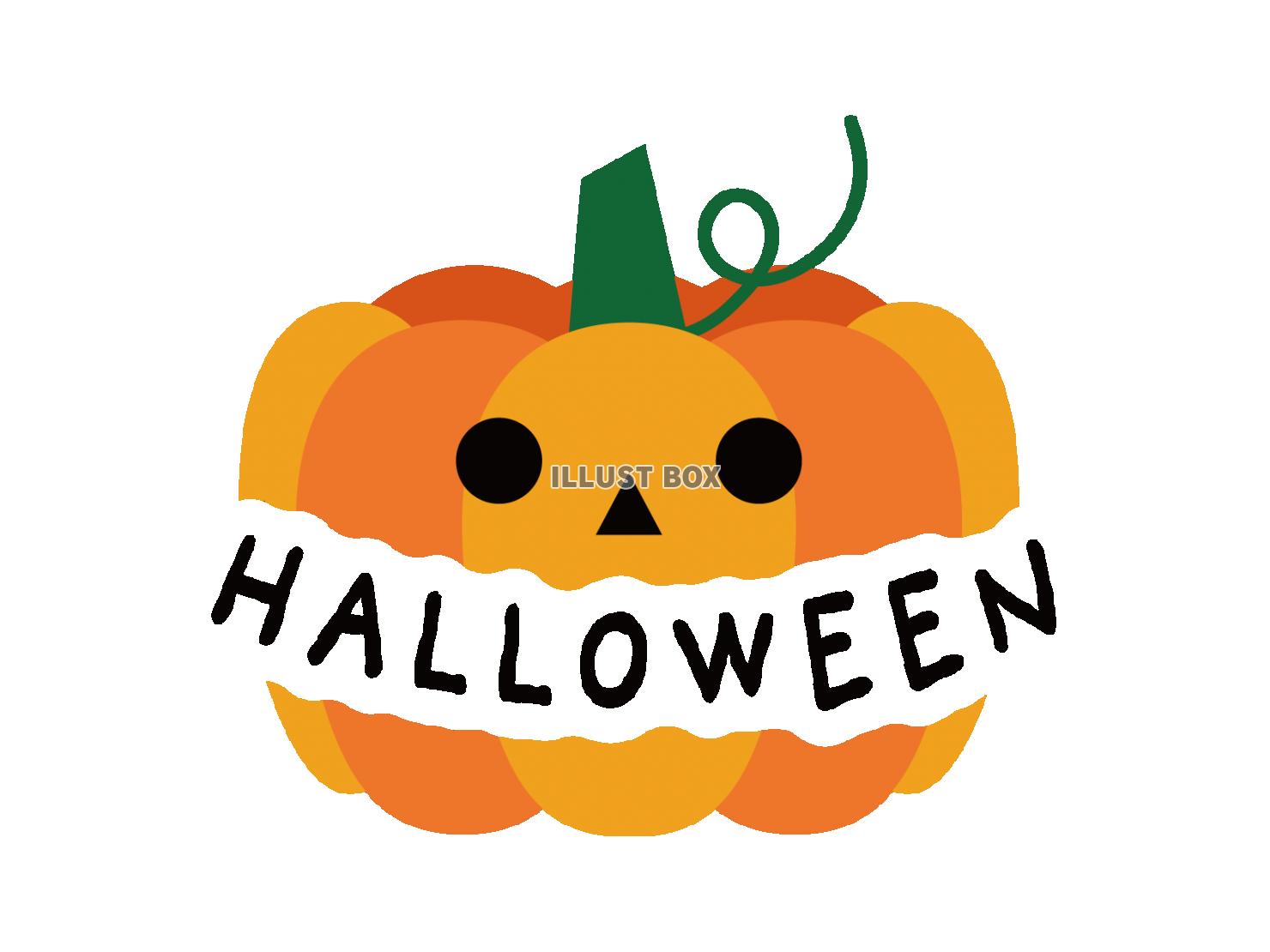 ハロウィン　かぼちゃのイラスト４