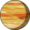 木星のイメージ（主線）
