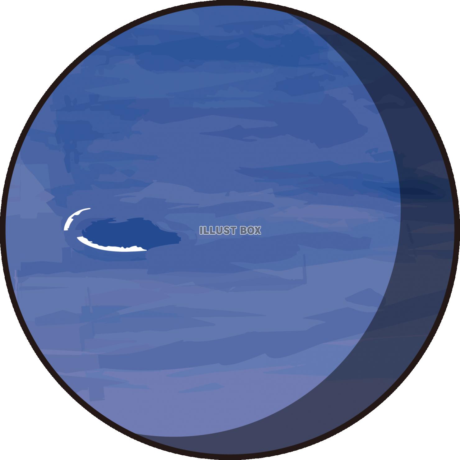 海王星のイメージ（主線）