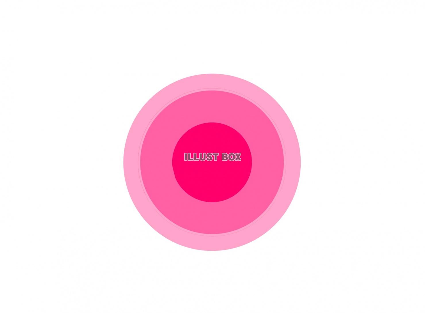 ピンクの円形レイアウト(背景)