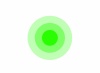 緑の円形レイアウト(背景)