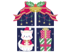 【クリスマス】窓辺の猫とプレゼント