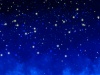 絵本風の幻想的でファンタジーの様なキラキラ夜空の背景