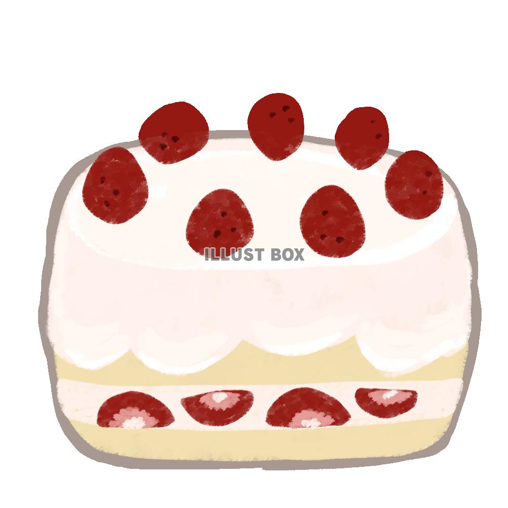 苺のホールケーキ