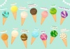 アイスクリームセット(zip:ai,jpg,png)