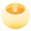 かわいいアロマキャンドル黄色(zip:ai(cs2),jpg,透過png)