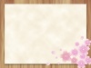 桜と和紙の掲示板背景素材