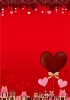 バレンタインメッセージカード4縦