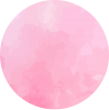 ピンクの水彩円フレーム