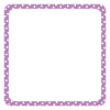 《紫》正方形・ドットのフレーム