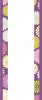 菊の花のフレーム─紫、縦