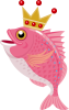 王冠をかぶった鯛　魚の王様