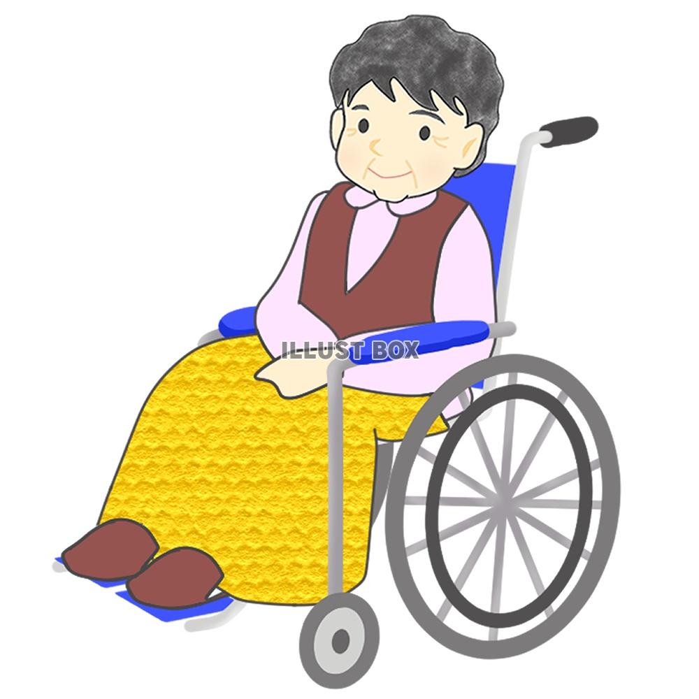 車椅子の女性