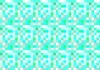 コンピュータ演算処理サイバーイメージモザイク柄グリーンキラキラテクスチャ背景壁紙素材【解像度350】
