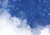 雲間から覗く幻想的な星空（A4）