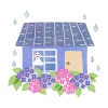 紫陽花の咲く家2