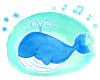 水彩のクジラ２