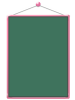 立体縁の黒板フレーム：ピンク