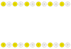 ４枠（和柄・菊・黄色、白、横）