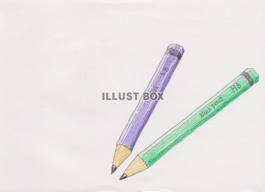 鉛筆2本