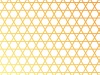グラデーション籠目模様：黄色×オレンジ