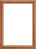 木製フレームシンプル飾り枠背景額縁イラスト。透過png