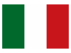 イタリア国旗のイラストフリー素材