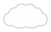 白い雲のイラスト