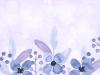 水彩の花ブルー１」の壁紙7
