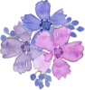 水彩の小花イラスト
