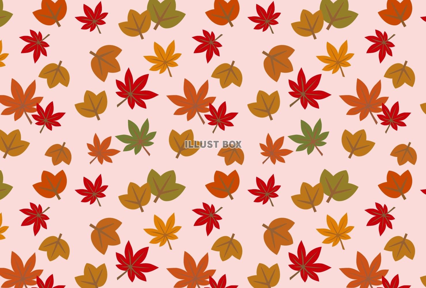 秋の葉っぱテクスチャ01