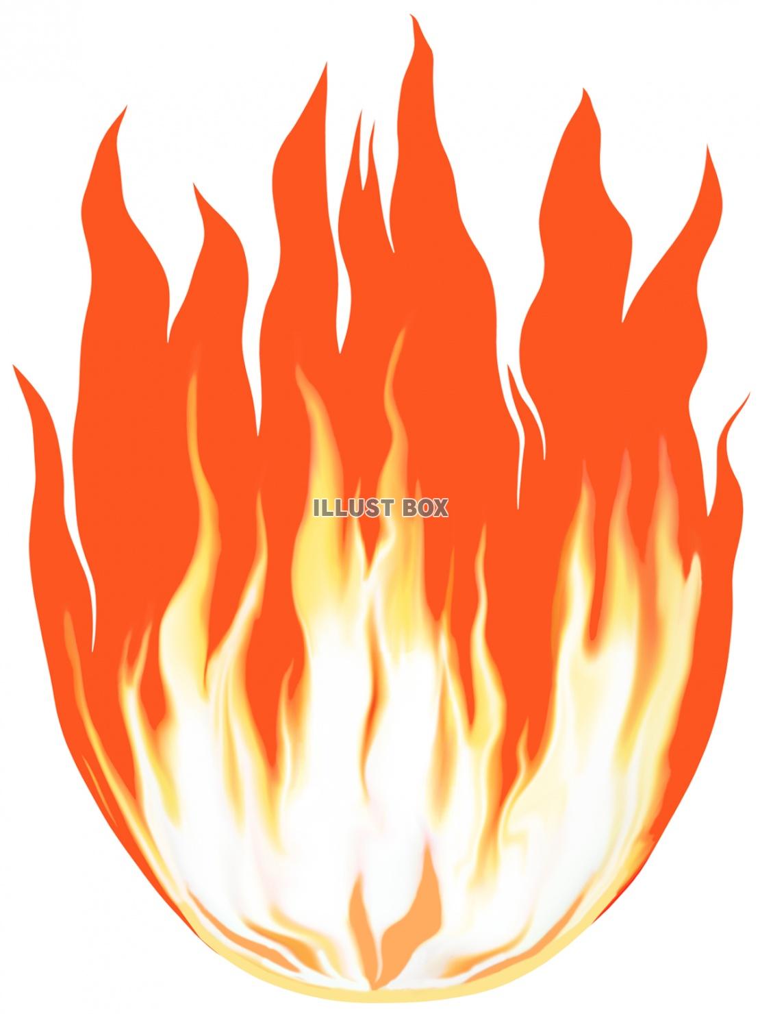火炎背景素材イラストシンプル壁紙画像