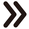 シンプルな黒色の二本線の矢印のマーク