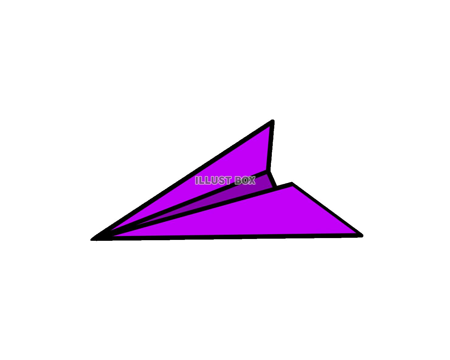 紙飛行機(紫)