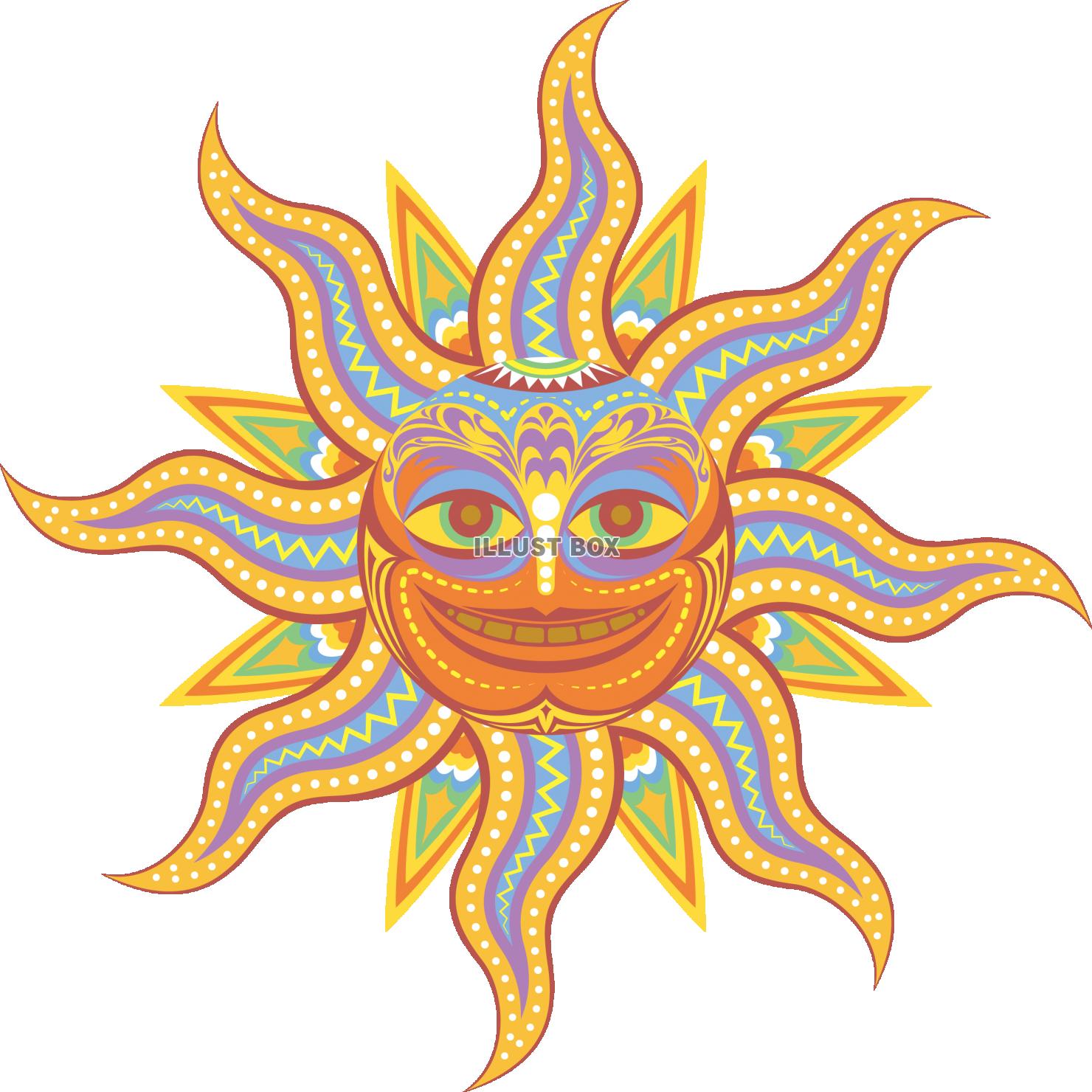 プリミティブな太陽のキャラクター