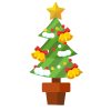 クリスマスツリーのイラスト 