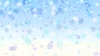 絵本風の綺麗な雪の結晶背景