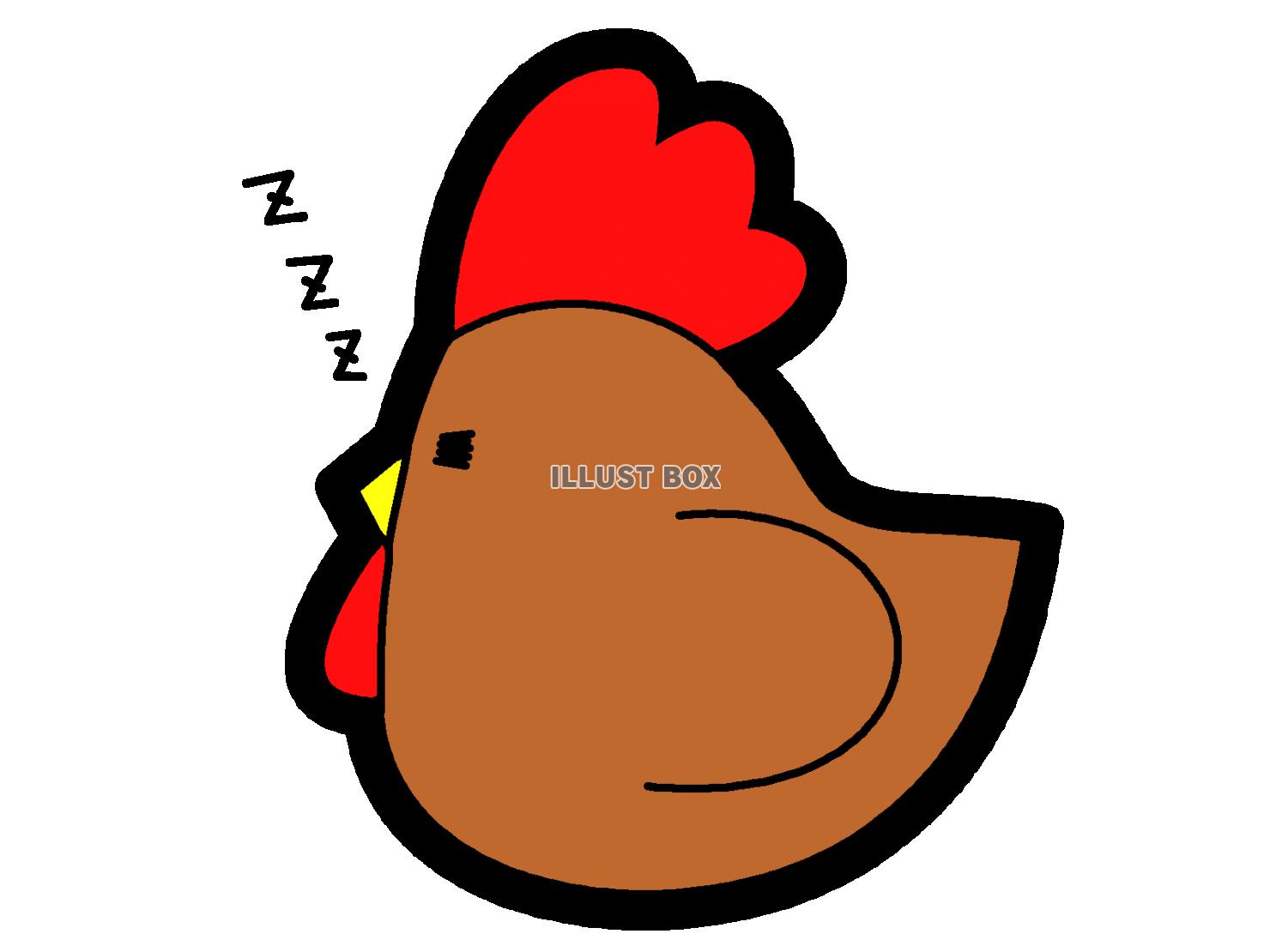寝てる地鶏のアイコン